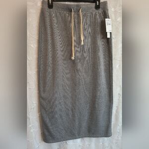Gray Casual Women's pencil Sweat Skirt